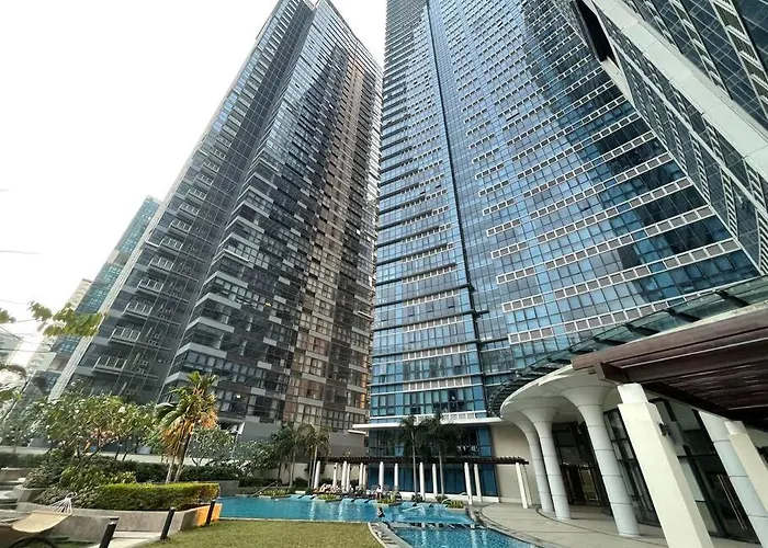 Apartment Elegant 1 Bedroom With Balcony In Uptown Parksuites Ii, Bgc Manila
