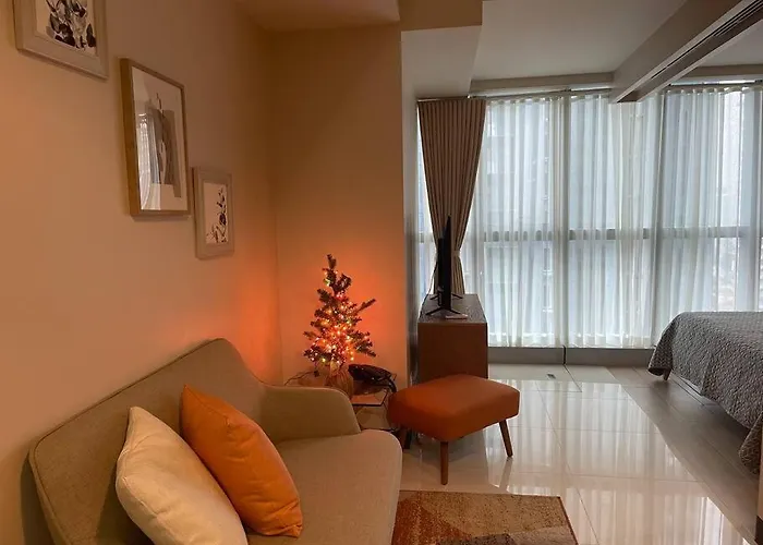 Apartment Elegant 1 Bedroom With Balcony In Uptown Parksuites Ii, Bgc Manila