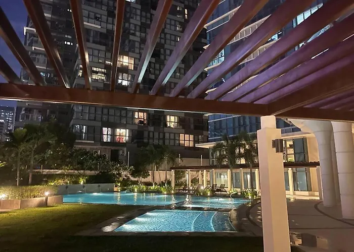 Apartment Elegant 1 Bedroom With Balcony In Uptown Parksuites Ii, Bgc
